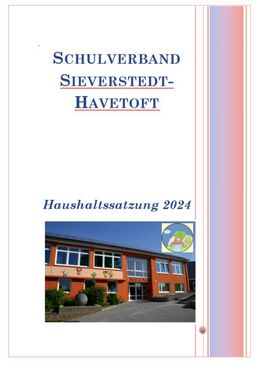 Öffnet das PDF Haushaltssatzung 2024 des Schulverbandes Sieverstedt-Havetoft